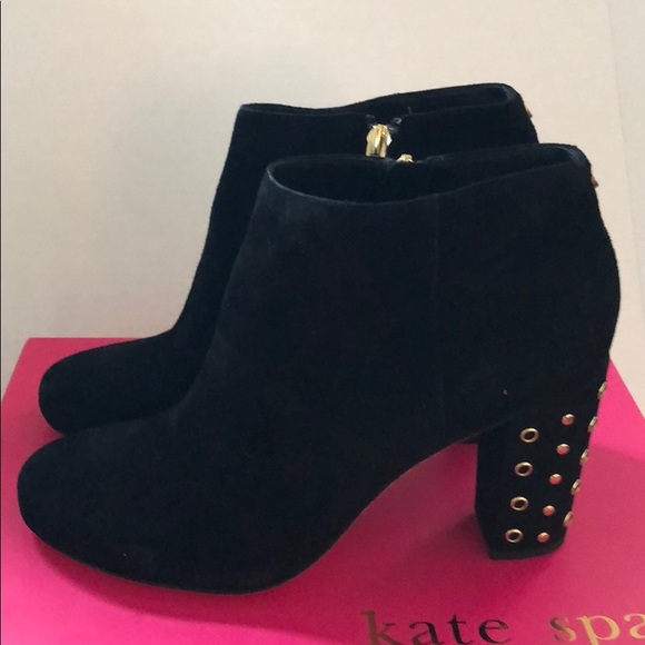 kate spade Shoes - NWT Kate Spade Black Suede Cirra Boots, Size 8